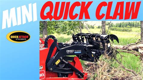 quick claw grapple rake mini skid steer|grapple rake for skid steer.